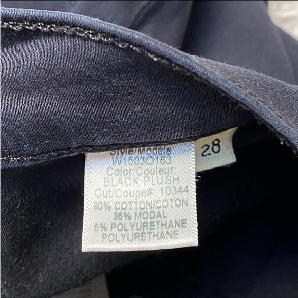 Rag & Bone Jean Legging Black Plush Skinny Mid Rise Stretch Denim Size 28 - Picture 12 of 14